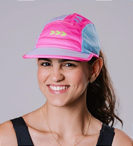 Boné Wave Rosa e Azul