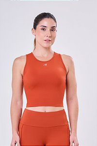 REGATA CROPPED SIGNATURE SAMBA LARANJA ESCURO
