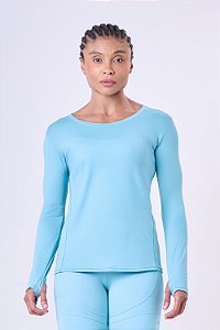 Camiseta Manga Longa Keep Cool Pep UV50 Azzure