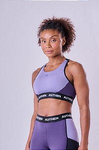 TOP ESSENTIAL FLEX BLOCK NADADOR ROXO NEVOA/ROXO VELUDO