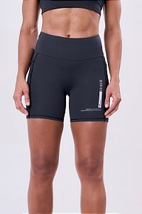 BERMUDA SIGNATURE SAMBA JACQUARD ZEBRA 3 BOLSOS 18 CM LUXE PRETO