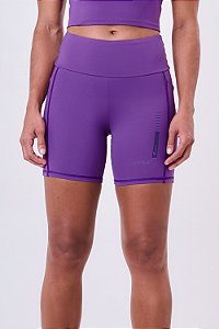 BERMUDA SIGNATURE SAMBA 3 BOLSOS 15CM ROXO