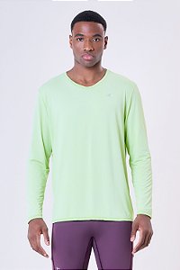 CAMISETA MASCULINA KEEP COOL PEP TRUE DRY MANGA LONGA VERDE PIXY