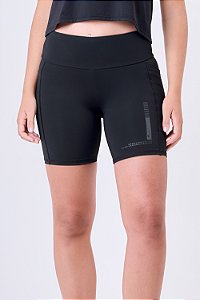 BERMUDA SIGNATURE SAMBA 3 BOLSOS 18CM BLACKOUT PRETO