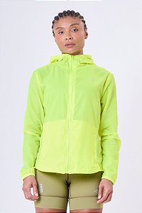 JAQUETA CORTA VENTO CYCLONE RESISTENTE A AGUA AMARELO FLUOR