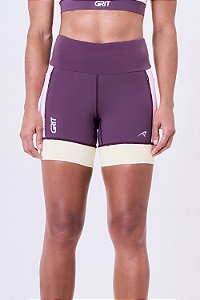 BERMUDA GRIT BOSSA 3 BOLSOS 15CM ACAI / ROSA CLARO / AMARELO CLARO