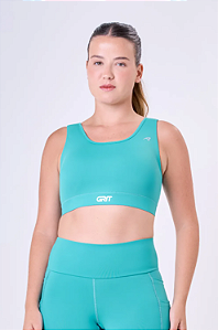 TOP GRIT BOSSA AJUSTAVEL 1 BOLSO RETO AZUL BALTICO