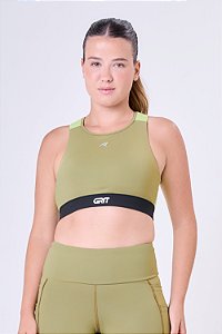 TOP GRIT BOSSA AJUSTAVEL 1 BOLSO NADADOR KHAKI / VERDE LIMAO / PRETO