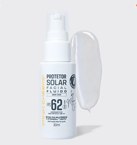 Protetor Solar Facial Fluido FPS62 FPUVA35 30ml Sem cor (Incolor)
