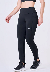 LEGGING THERMAL PROTECT C/ ZIPER REFLETIVO PRETO