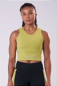 TOP CROPPED GRIT BOSSA 1 BOLSAO VERDE MUSGO