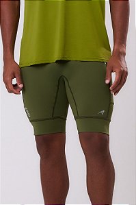 BERMUDA GRIT BOSSA 6 BOLSOS 9" MASCULINA | VERDE OLIVA