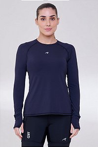 CAMISETA GRIT BOSSA 2 BOLSOS MANGA LONGA UV50 PRETO