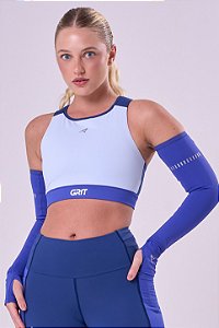 TOP GRIT BOSSA AJUSTAVEL 1 BOLSO NADADOR AZUL GELO / AZUL MARINHO / AZUL BIC