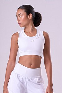 TOP SIGNATURE SAMBA 2 EM 1 DUPLA FACE ALL WHITE BRANCO
