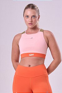 TOP GRIT BOSSA AJUSTAVEL 1 BOLSO NADADOR LARANJA PESSEGO / KHAKI / LARANJA ENERGIA