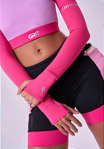 MANGUITO T. A. COAT COM ABERTURA PARA RELOGIO E DEDEIRA ULTRAPINK