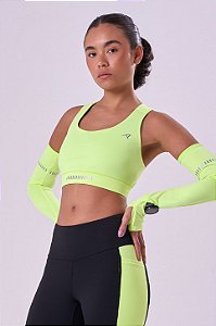 TOP GRIT BOSSA AJUSTAVEL 1 BOLSO NADADOR ALCAS AMARELO FLUOR