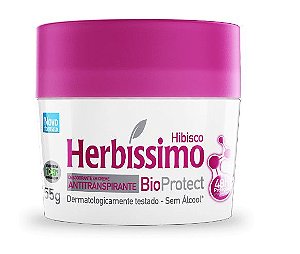 Desodorante Vegano Creme Antitranspirante Herbissimo Hibisco 55g