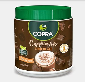 Cappuccino em Pó de Chocolate e Leite de coco 200g