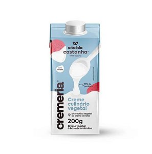 Creme de Leite Vegetal de Amendoas Cremeria 200ml