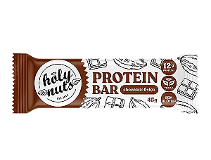 Barra de Proteina Vegana Holy Nuts Sabor Chocolate Belga 45g