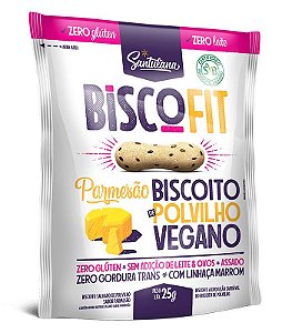 Biscoito de Polvilho Vegano BiscoFit Parmesão 25g