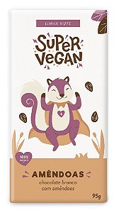 Chocolate Branco Super Vegan Amendoas 95g