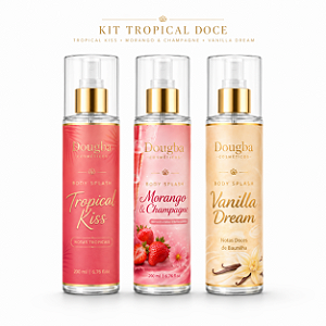 Kit Doce Dougba - 3 Body Splash 200ml Premium