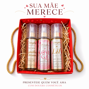 Kit 3 Body Splash - Dia das Mães c/caixa personalizada