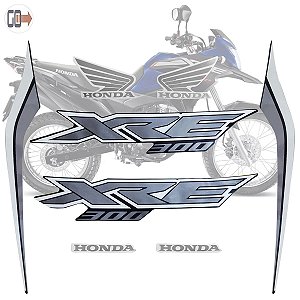 Adesivos Faixa Tanque Moto Honda Twister Cbx 250 2008 Azul