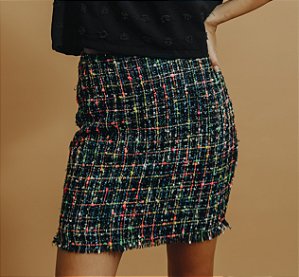 Saia Curta Tweed