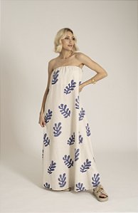 Vestido Tomara Que Caia Linho Estampado