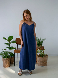 Vestido Mídi Denim