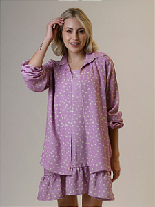 Camisa Estampa Lilás