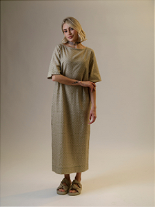 Vestido Reto Estampado