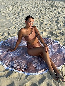 Kit Conchas - canga + beach pillow