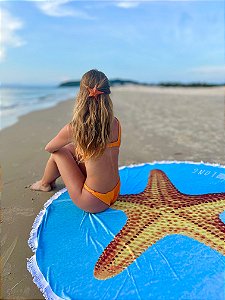 Kit Estrela do Mar - canga + beach pillow