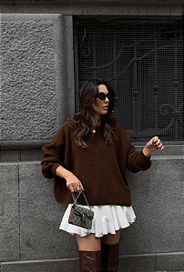 Tricot Marrom Mocha