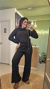 Conjunto Comfy de Tricot - Marrom | Tam. U
