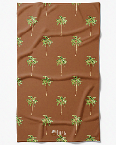 Kit Coqueiro Caramelo Pocket - Canga + Beach Pillow