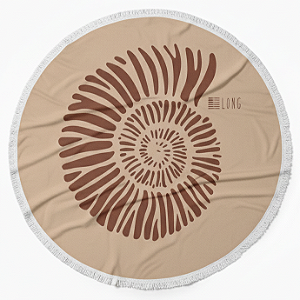 Kit Nautilus - Canga Redonda + Beach Pillow