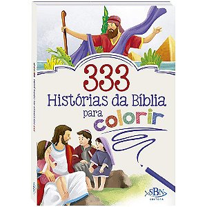 LIVRO 333 HISTORIAS DA BIBLIA PARA COLORIR