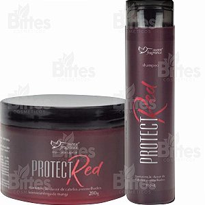 Kit Protect Red Suave Fragrance Cosméticos Tonalizante Vermelho