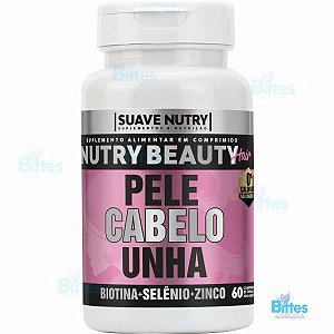 Suplemento Alimentar para Pele, Cabelo e Unha Suave Nutry em Comprimido