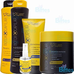 Kit B.Tox Capilar Suave Fragrance Tratamento com 12 Óleos Magníficos