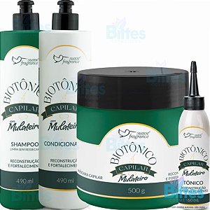 Kit Biotônico Capilar Suave Fragrance Reconstrução e Crescimento