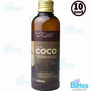 10 Óleo de Coco Suave Fragrance Cosméticos Cabelo e Corpo Atacado