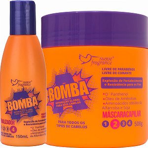 Kit Bomba Capilar Suave Fragrance Fortalecimento e Resistência