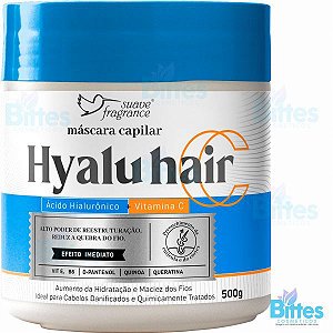 Máscara Capilar Hyalu Hair Suave Fragrance Recontrõe e Reduz a Quebra